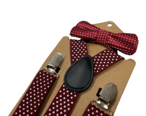 Children's braces with frog | Bordeaux