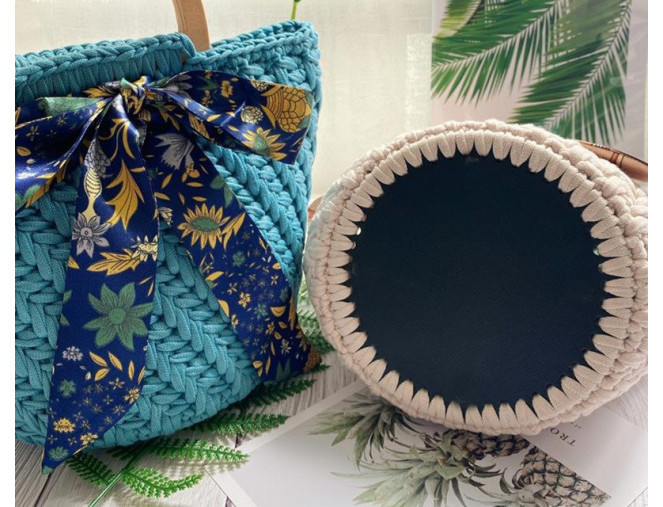 Round faux leather base for handbags 18cm | Black pigiau