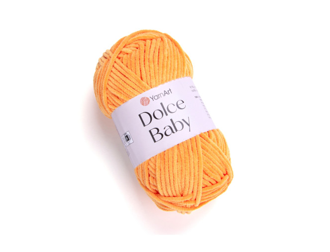 Yarn art dolce baby 852 Šviesi oranžinė