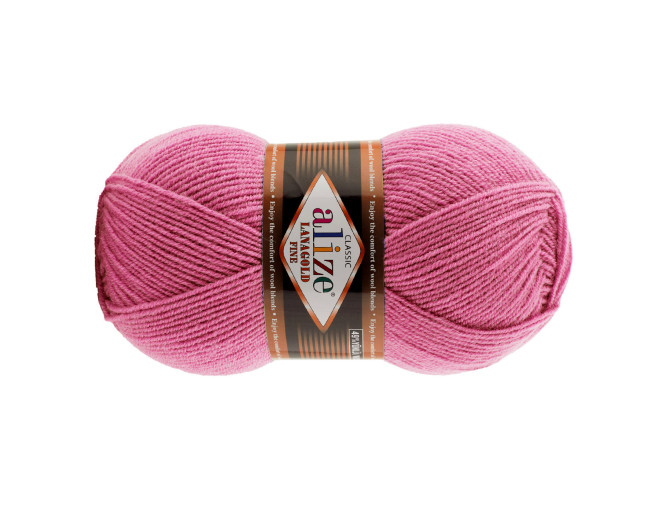 Alize lanagold fine 178 Rožinė
