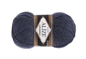 Alize Lanagold 901 Tamsiai mėlynas melanžas