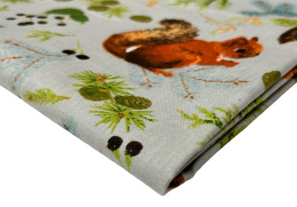 Cotton - canvas Squirrel