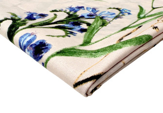 Cotton - canvas Cornflowers