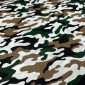 Cotton - canvas Camouflage pigiau