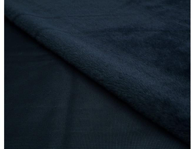 Faux fur Dark blue pigiau