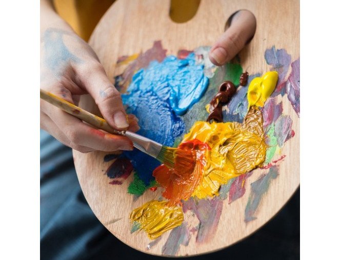 Acrylic paints 12 colours x 100ml internetu