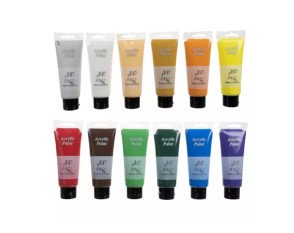 Acrylic paints 12 colours x 100ml