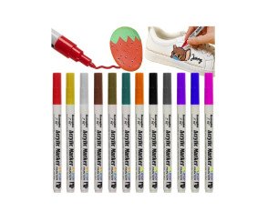 Acrylic markers 12 colours
