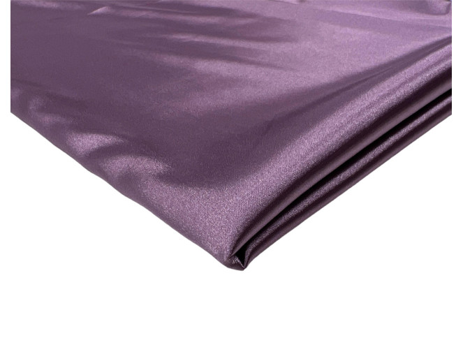 Plonas atlasinis su elastanu audinys Violetinis