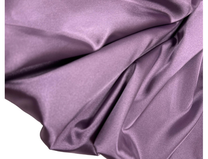 Plonas atlasinis su elastanu audinys Violetinis pigiau