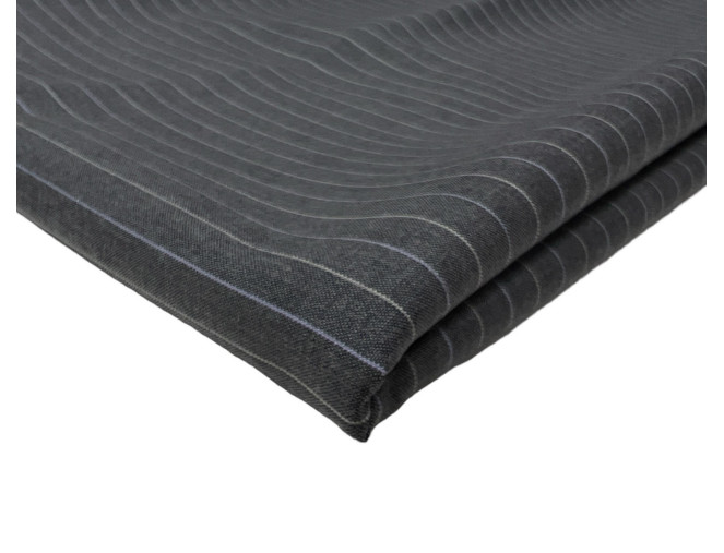 Vilnonis audinys Pilkas dryžuotas