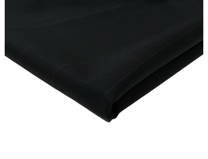 Vilnonis audinys Juodi langai