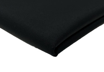Wool fabric Black