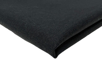 Wool fabric with elastane Dark grey