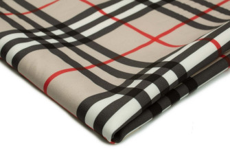 Checkered Barbie (Marchiano) fabric Beige