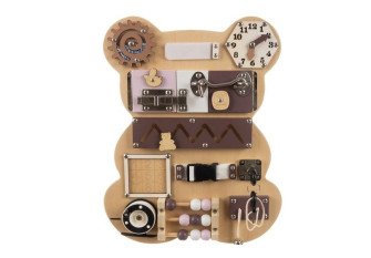 Children's activity board Teddy Bear
