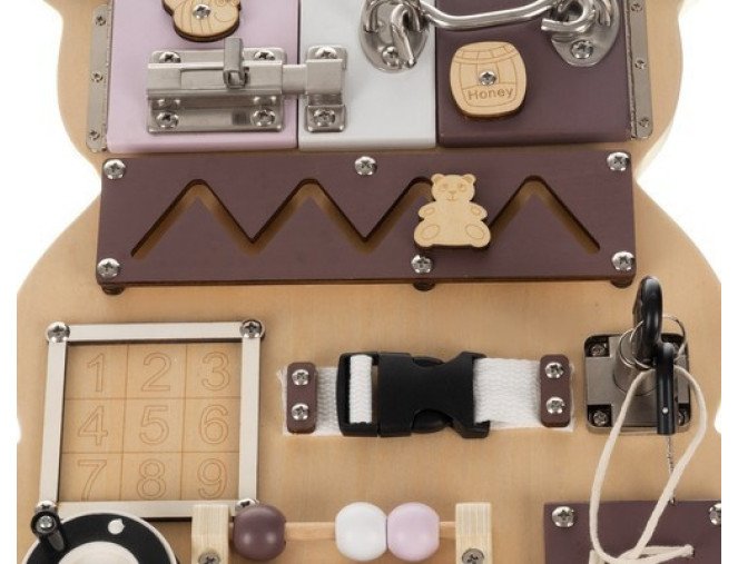 Children's activity board Teddy Bear skubus pristatymas