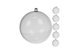Transparent balls 2 pieces 12cm | 10pcs