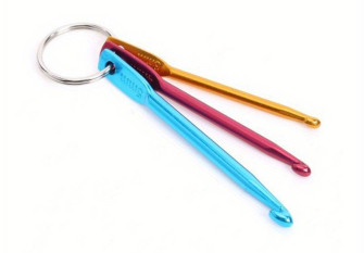 Crochet laces - keyring