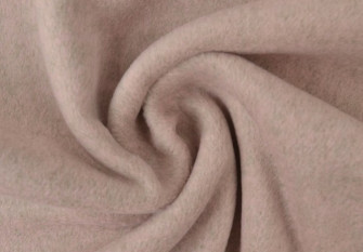 Coat wool fabric Light pink melange