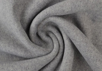 Woolen woolen fabric Grey melange