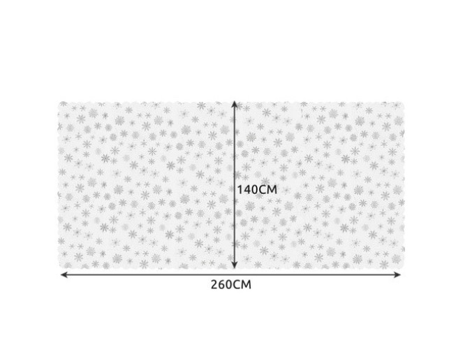 Kalėdinė staltiesė Snaigės 260x140cm pigiau