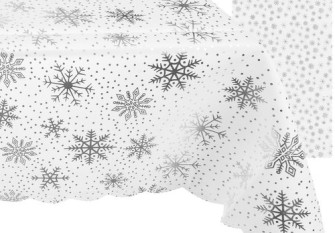 Christmas tablecloth Snowflakes 180x140cm