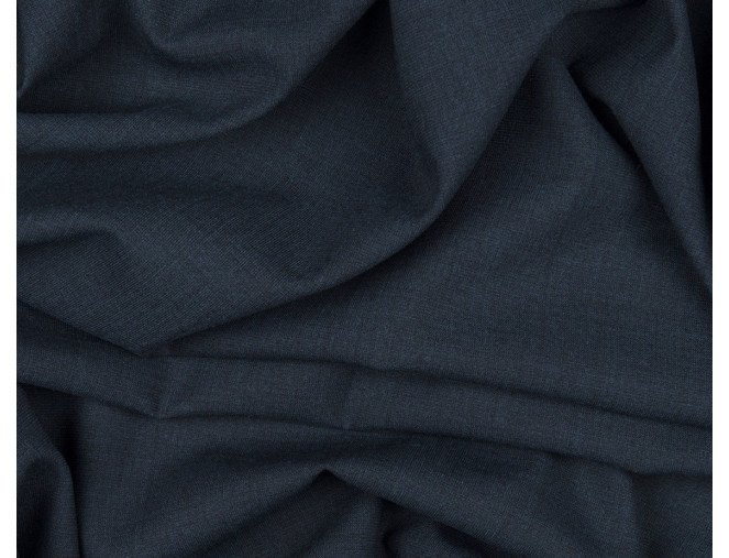 Vilnonis audinys su elastanu Tamsiai mėlynas melanžas pigiau