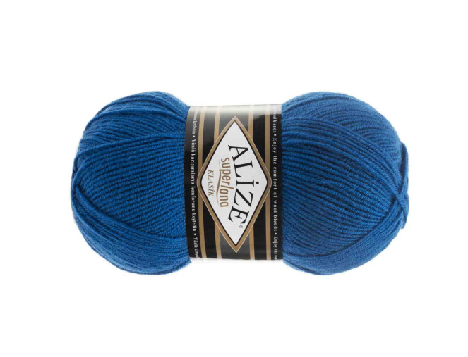 Alize Superlana Klasik 141 Mėlyna
