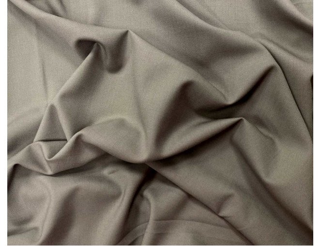 Vilnonis audinys su elastanu Pilkas su rudu atspalviu