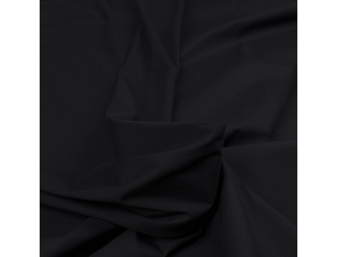 Medvilnė su elastanu Juoda pigiau