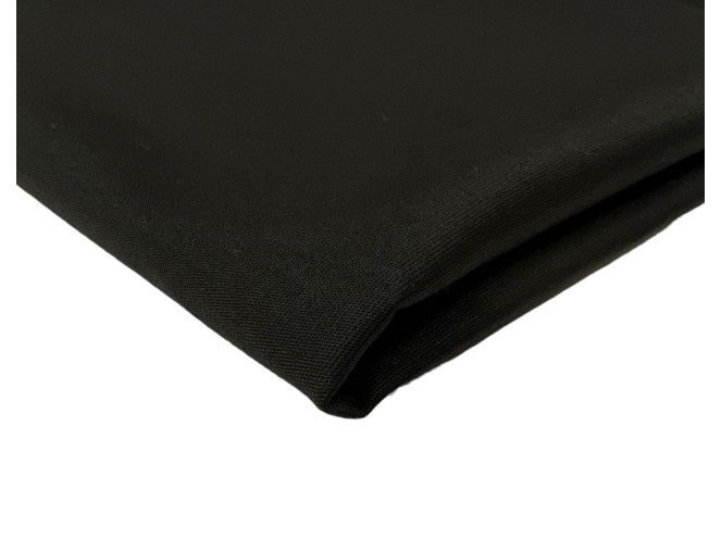 Medvilnė su elastanu Juoda