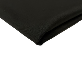 Medvilnė su elastanu Juoda