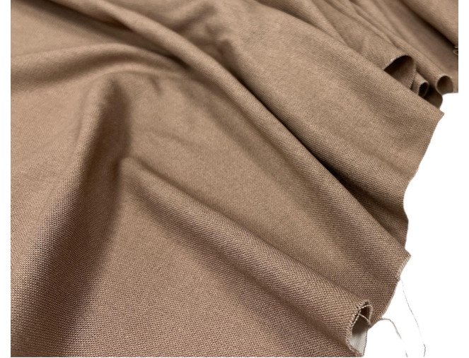 Linen with elastane Dark beige pigiau