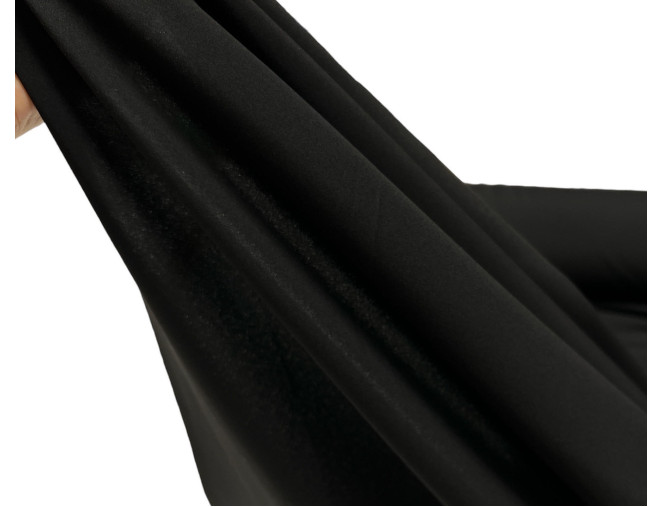 Plonas audinys su elastanu Katrina Juodas internetu