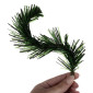 Spruce branches for decoration 21cm 40pcs pigiau