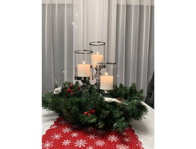 Spruce branches for decoration 21cm 40pcs pristatymas per 1-4 d.d.