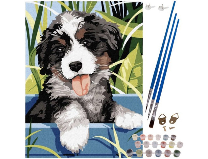 Painting by numbers 30x40cm Dog