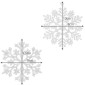 Christmas toys Snowflakes 12pcs internetu