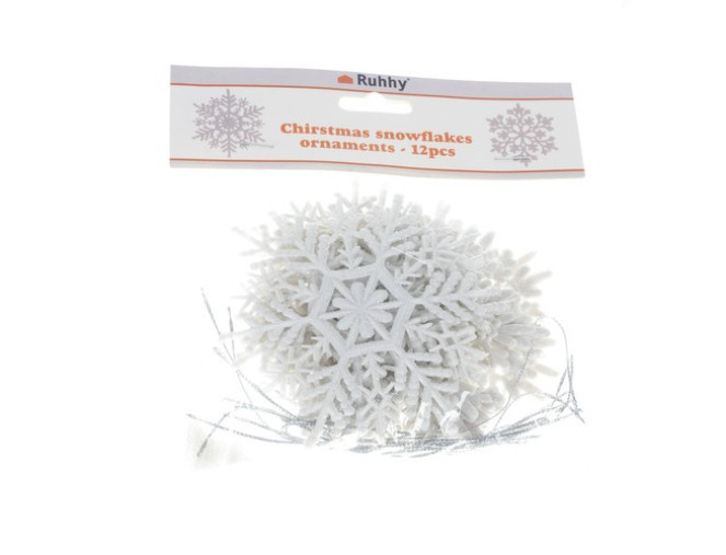 Christmas toys Snowflakes 12pcs pristatymas per 1-4 d.d.