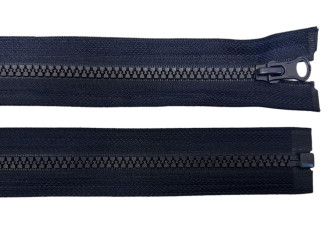 Plastic zipper 45cm Dark blue