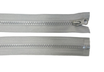 Plastic zip 50cm Light grey