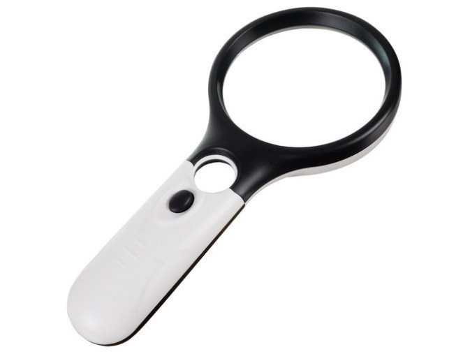 Magnifying glass - magnifier with LED illumination internetu