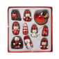 Wooden Christmas toys mini 10pcs