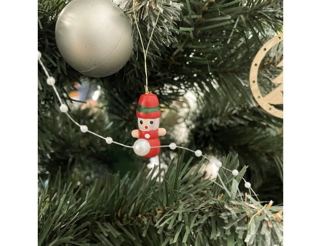 Wooden Christmas toys mini 10pcs pigiau