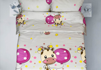 Vaikiškas patalynės komplektas 100x140cm 3 dalių