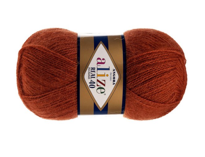 Alize real 40 | 36 Tamsi oranžinė