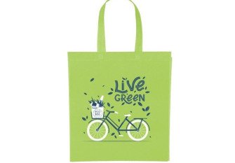 Eco-friendly shopping basket Green