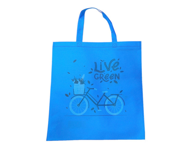 Ekologiškas pirkinių krepšelis Mėlyna