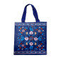 Eco-friendly shopping basket Patterns in blue